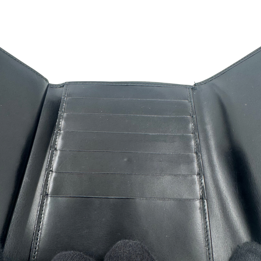 Cartier　２つ折り長財布　サファイア