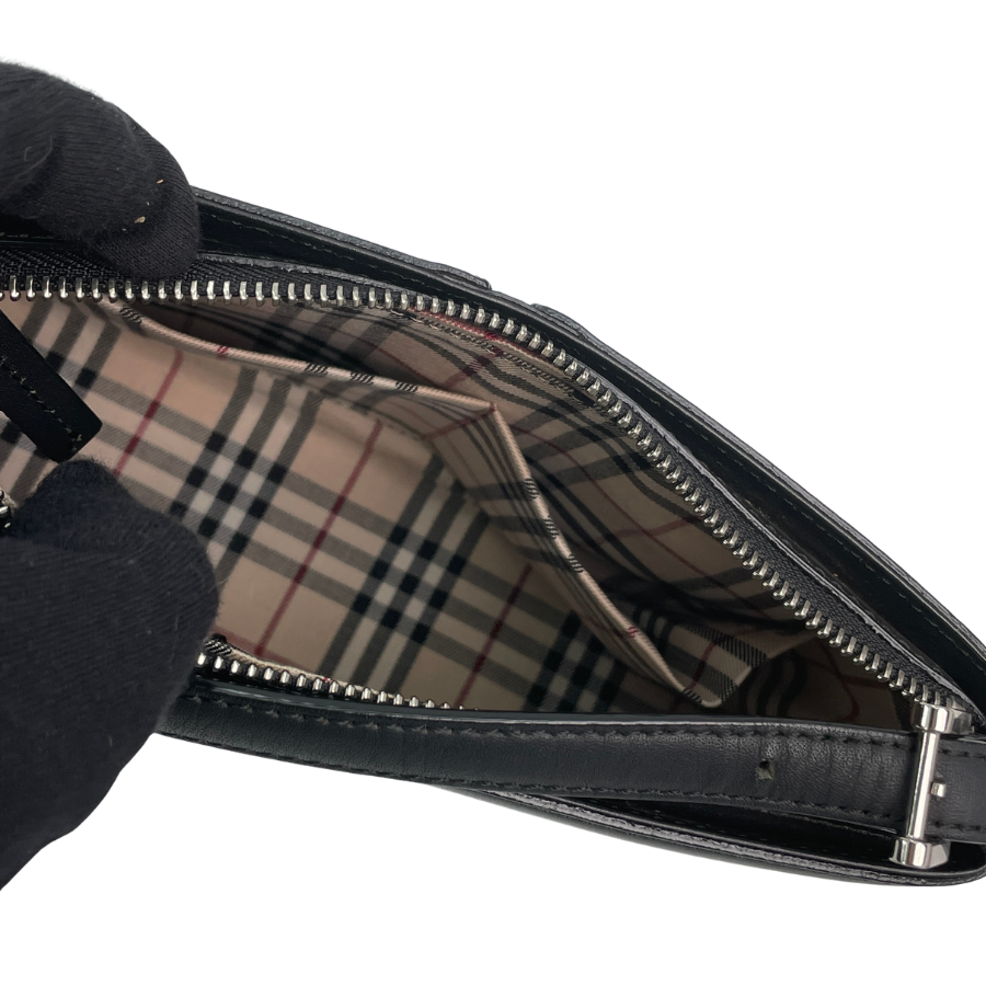 BURBERRY　ハンドバッグ　ブラック
