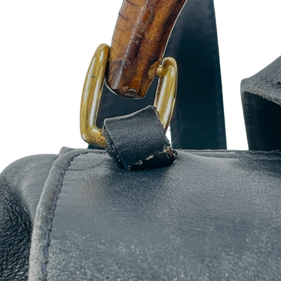 GUCCI　バンブーリュック　ブラック