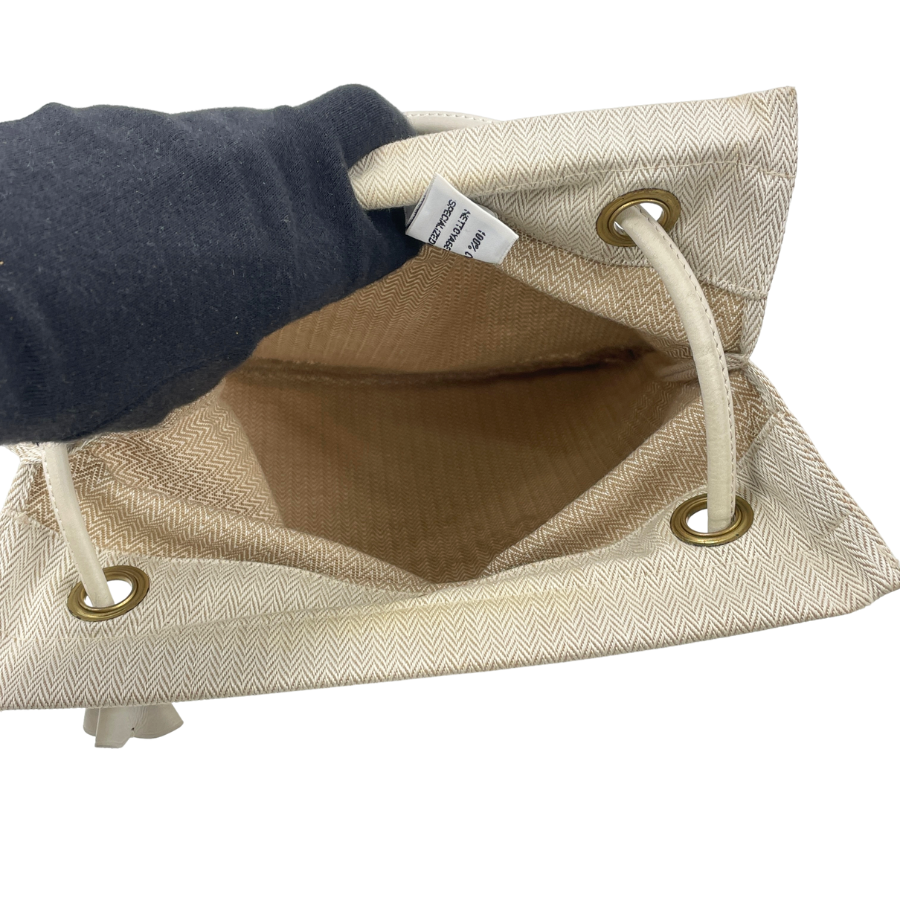 HERMES　サックアリーヌPM　トワルシェブロン　ナチュラル