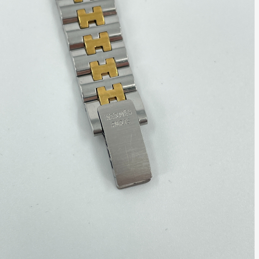 HERMES 1990～2000 Serie 30mm Gold & Silver Watch