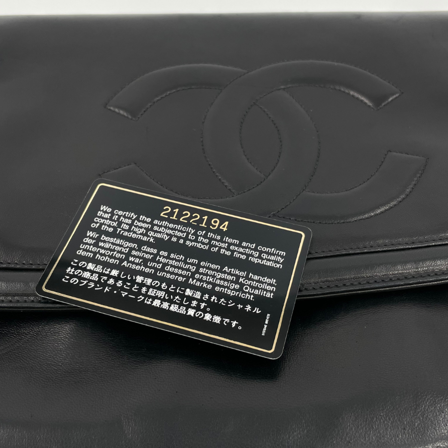 CHANEL　ショルダーバッグ　ラムスキン　ココマーク　JX590