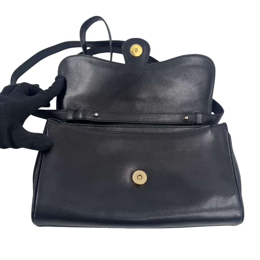 CELINE　レザー　馬車金具　ショルダーバッグ