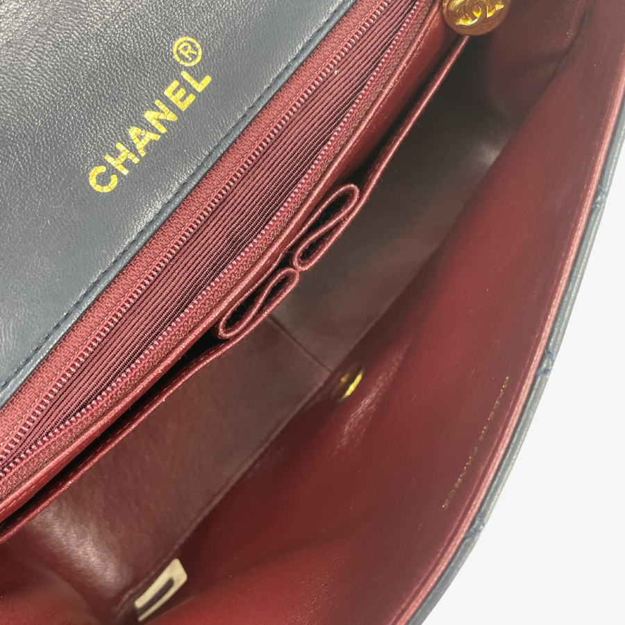 CHANEL Coco Lambskin Matelasse Chain Shoulder Bag