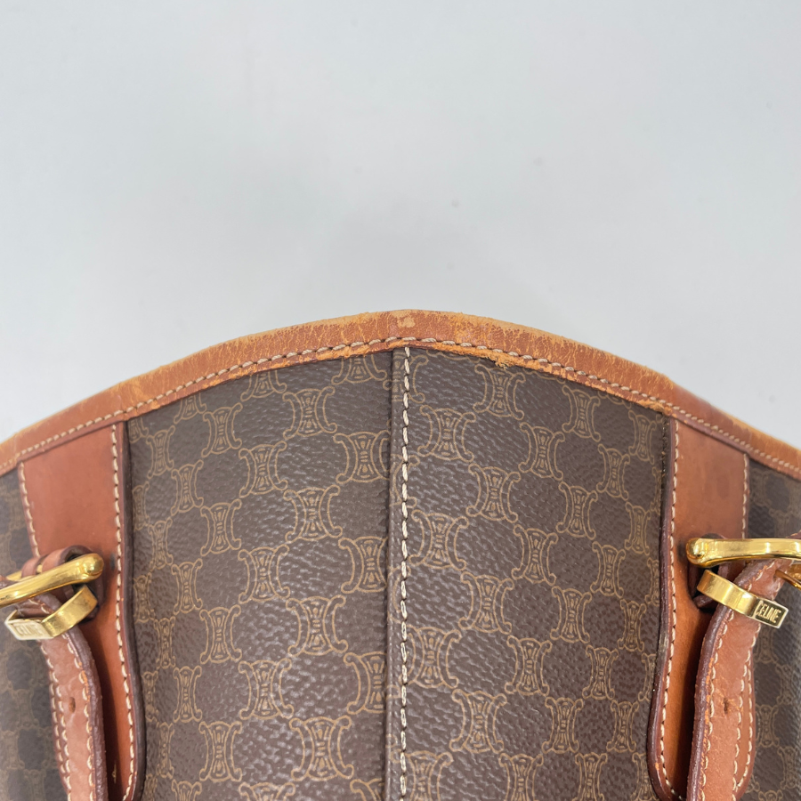 CELINE　マカダムショルダーバッグ