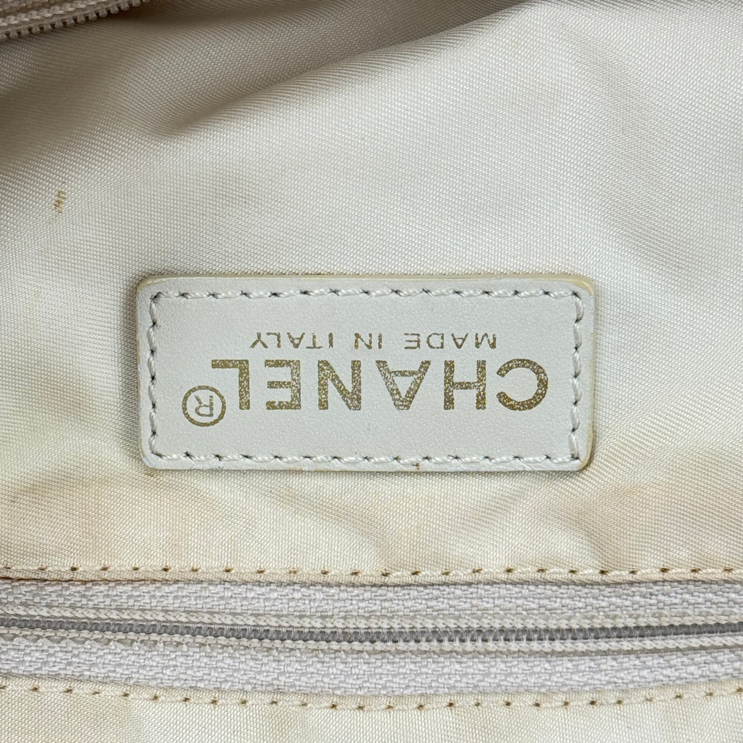 CHANEL ニュートラベルライン ナイロン ジャカード キャンバス トートバッグ