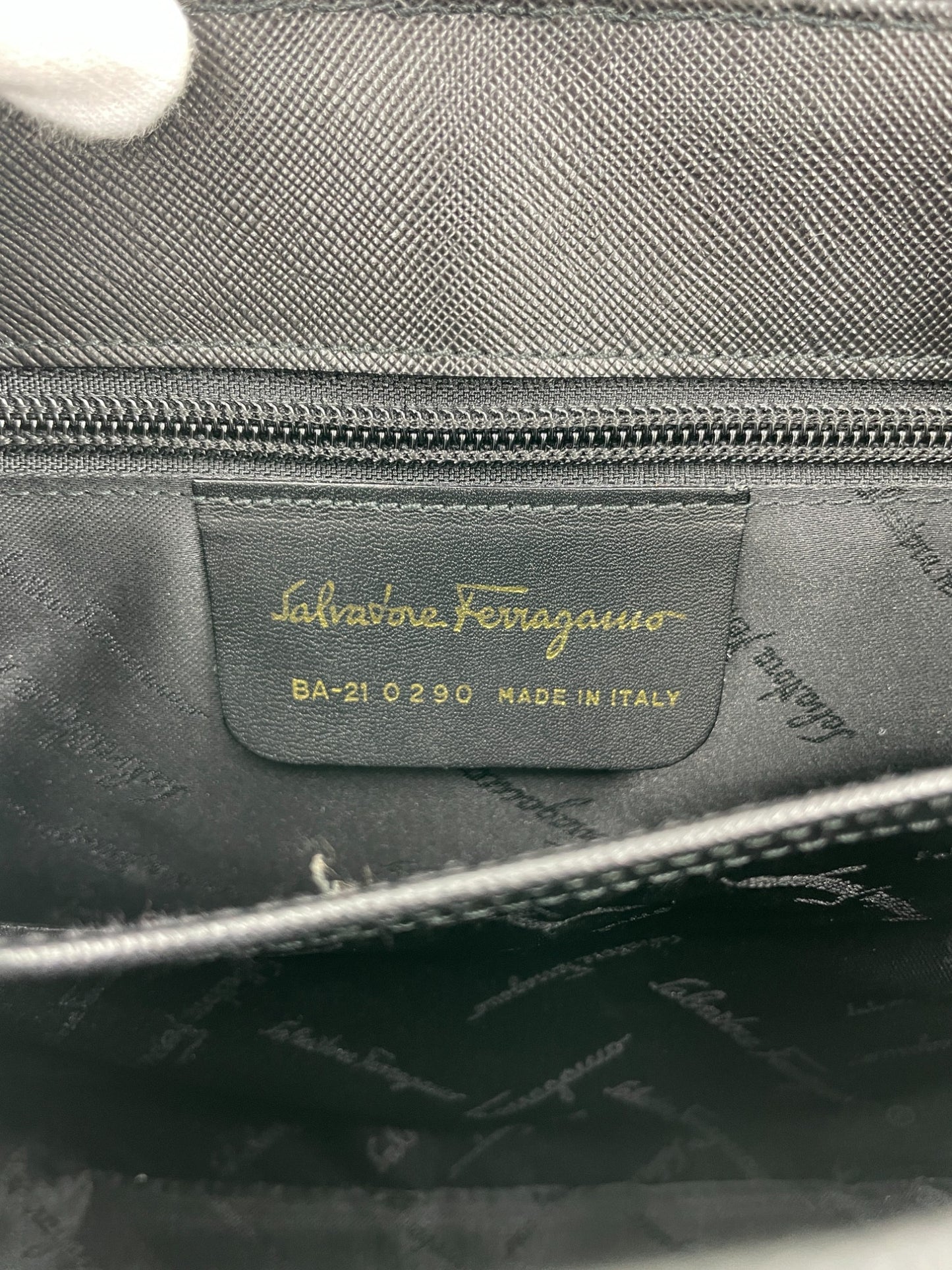SALVATORE FERRAGAMO Gancini Clip 2Way Handbag