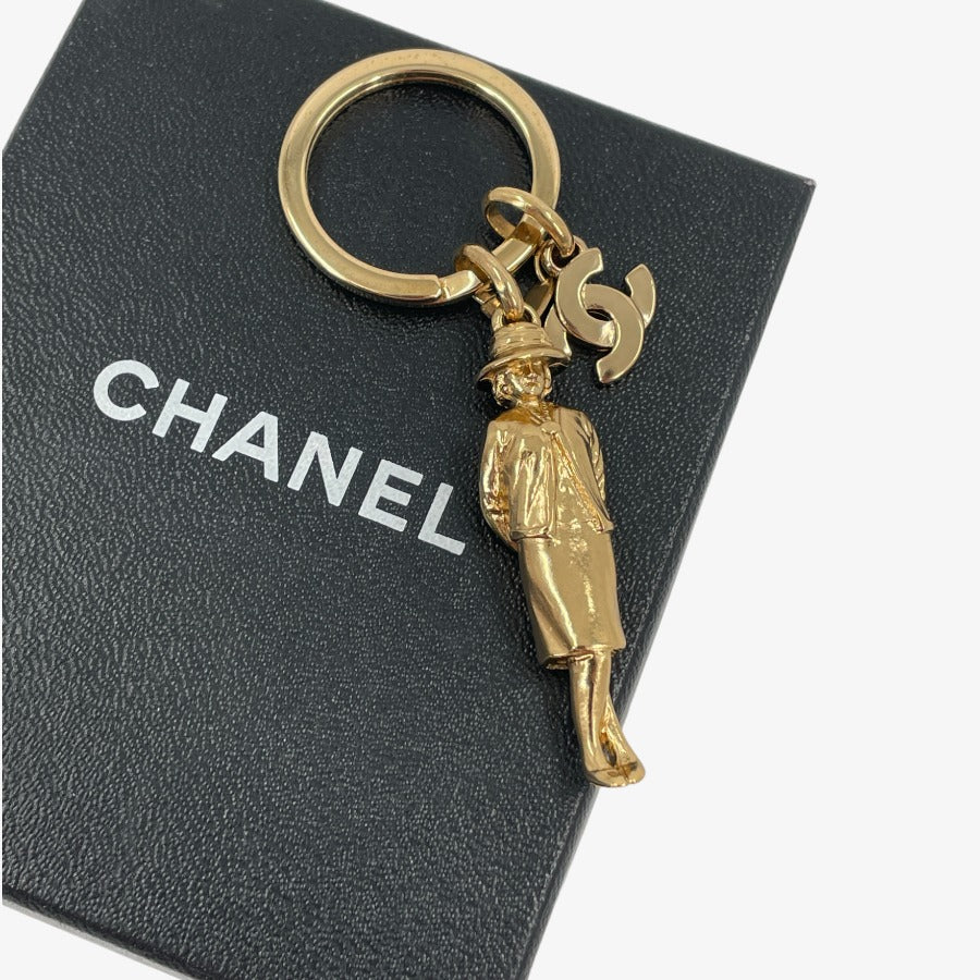 CHANEL Vintage Madame Coco Key Chain