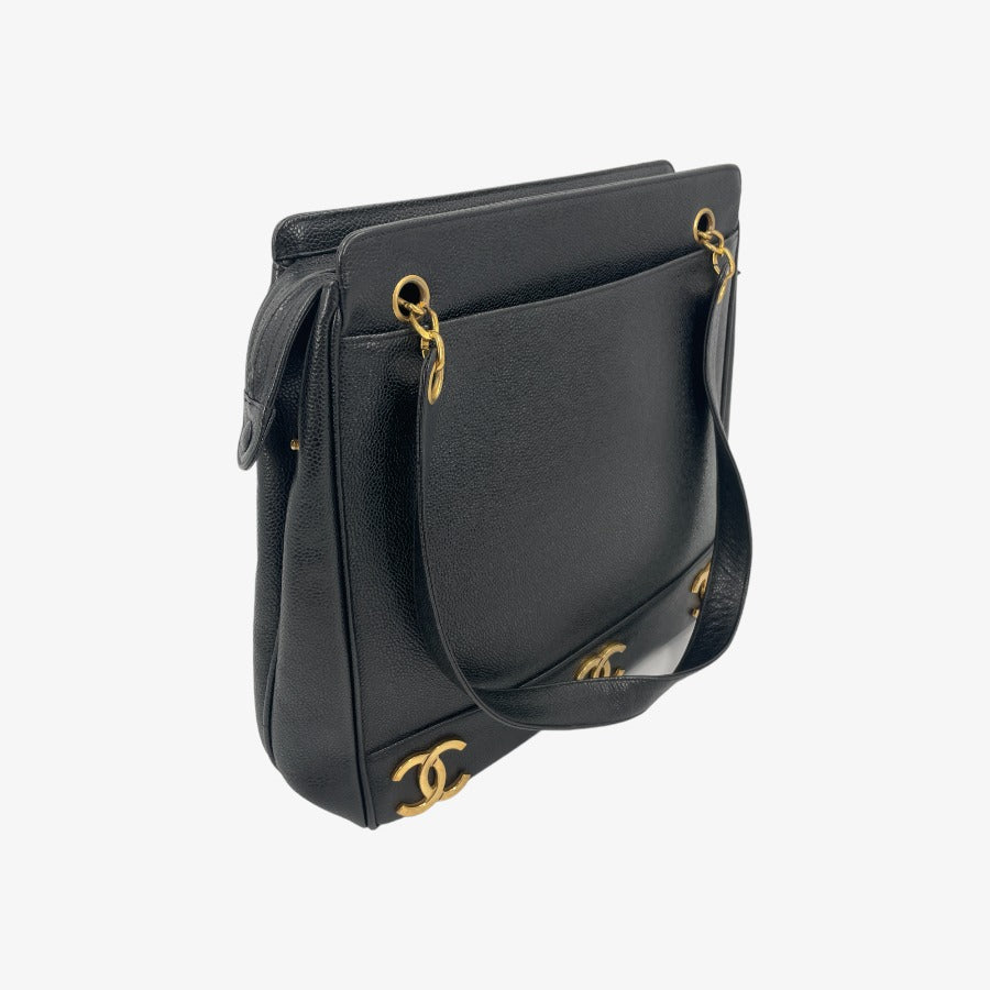 Chanel Coco Caviar Shoulder Bag