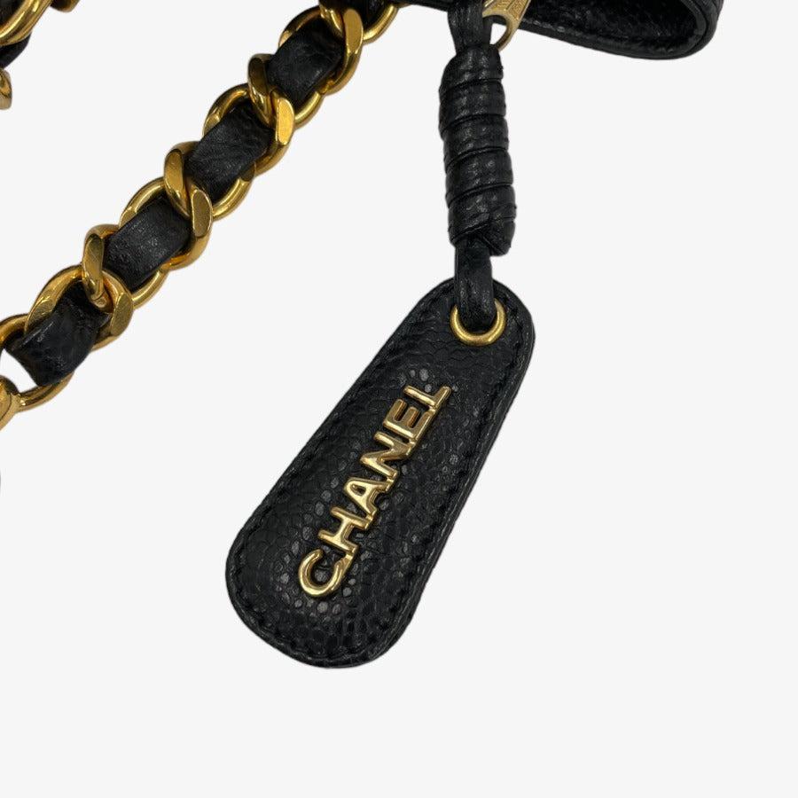 CHANEL Coco Caviar Shoulder Bag