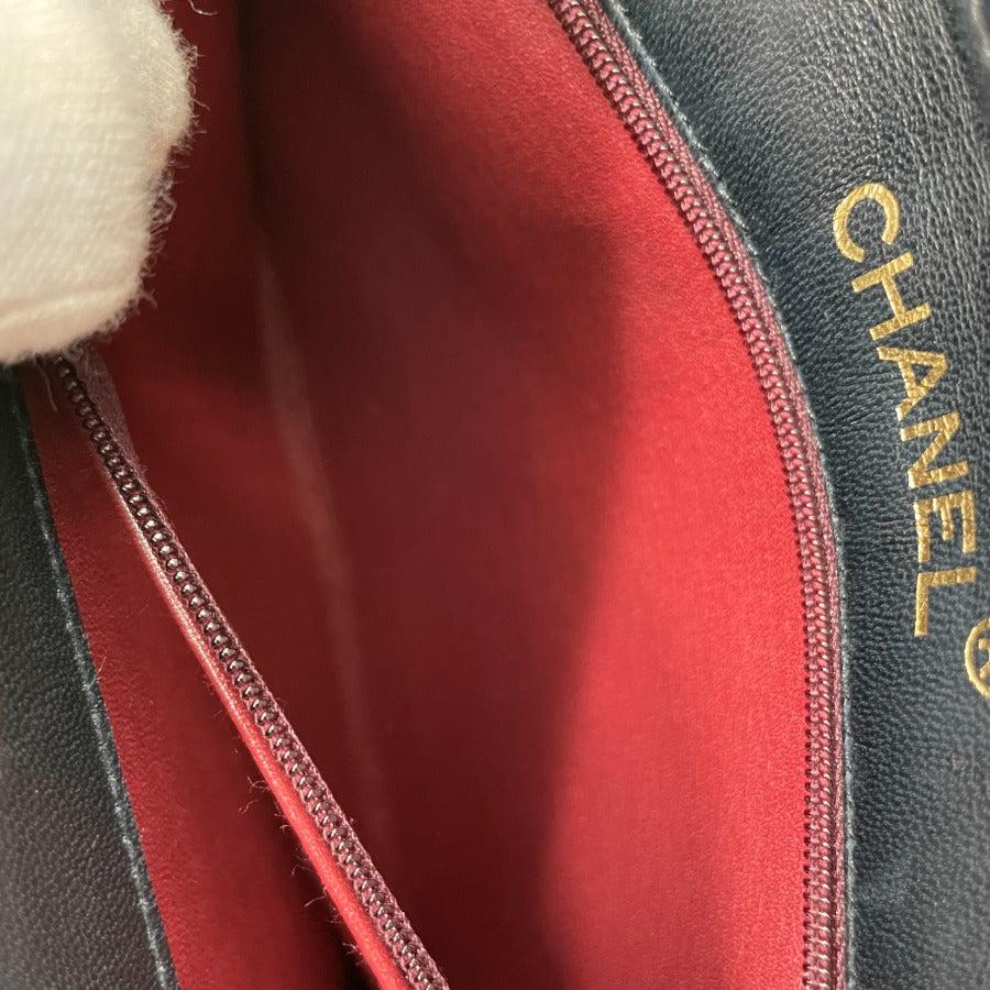 CHANEL Coco Turn Lock Lambskin Shoulder Bag