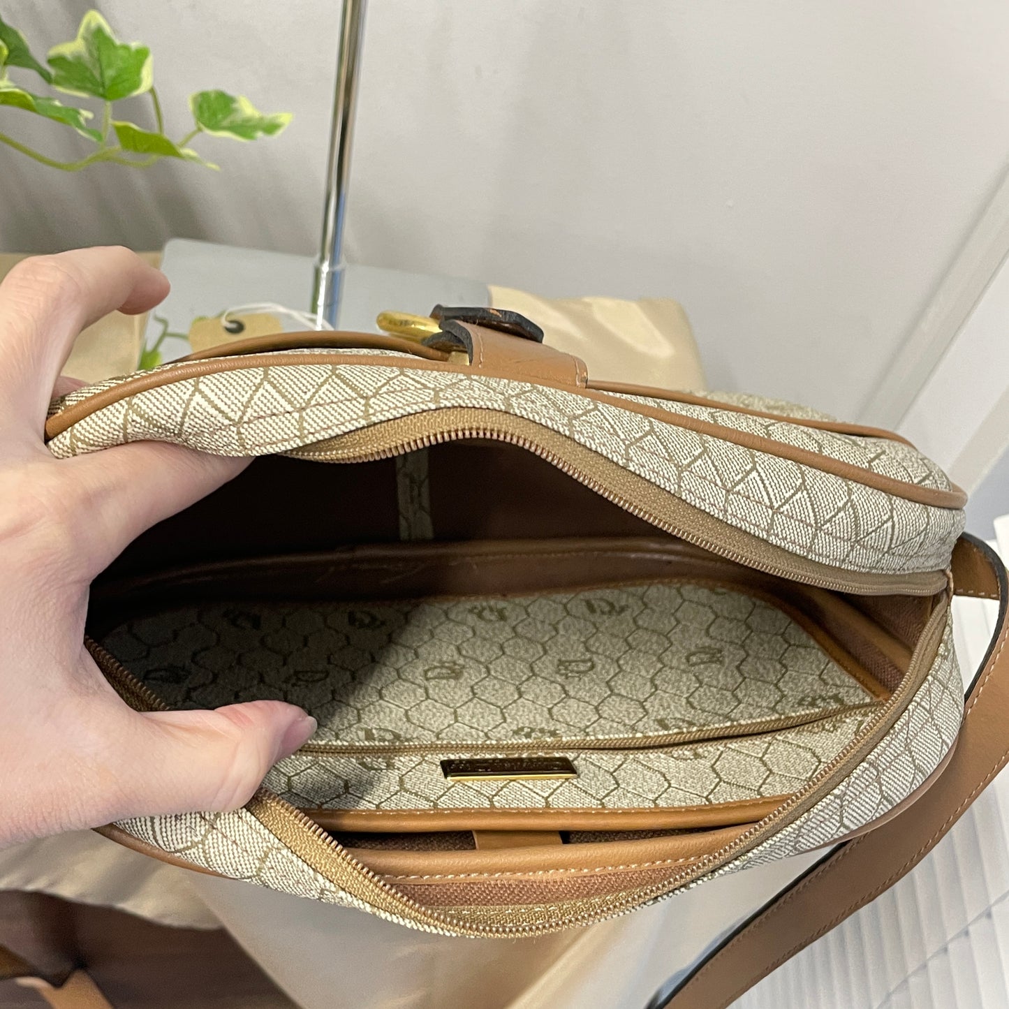 DIOR ハニカム　ショルダーバッグ