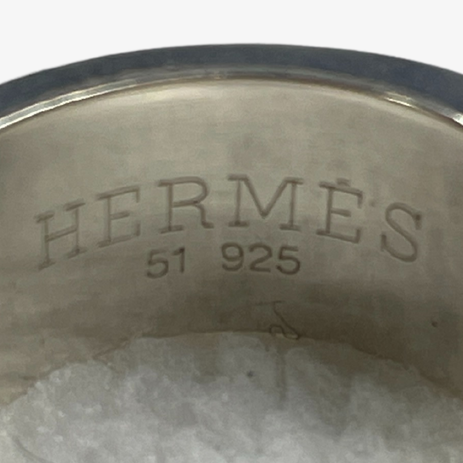 HERMES Silver 925 Candy Ring