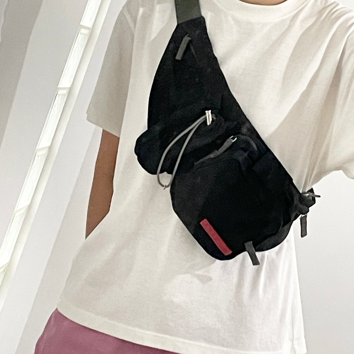 PRADA ウエストバッグ ナイロン ギャラ