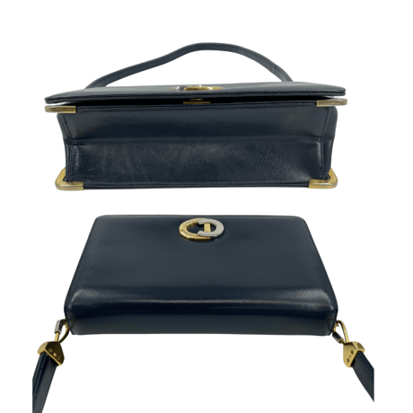 DIOR　レザーショルダーバッグ　コインケース