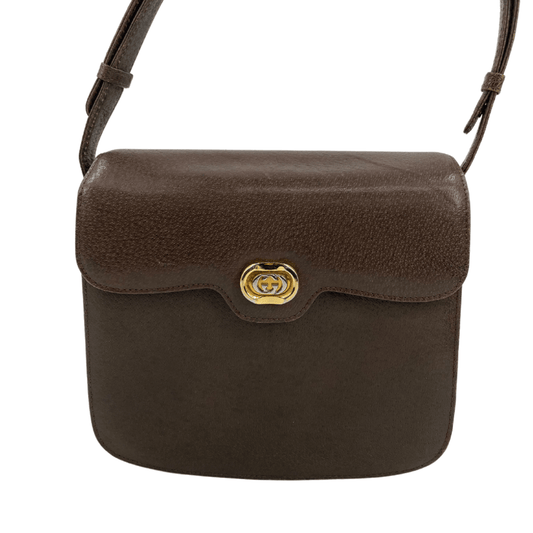 GUCCI　ショルダーバッグ　ワンショルダー　ブラウン