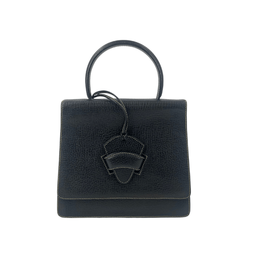 LOEWE　ハンドバッグ　2WAY　ブラックレザー