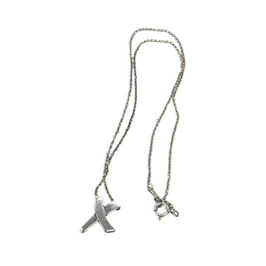 TIFFANY　ネックレス　シルバー　X