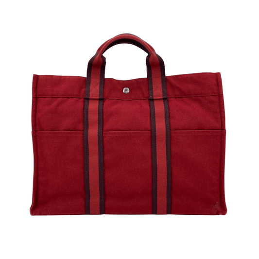 HERMES　フールトゥトートMM　レッド