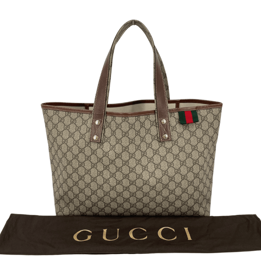 GUCCI　GGスプリームトートバッグ
