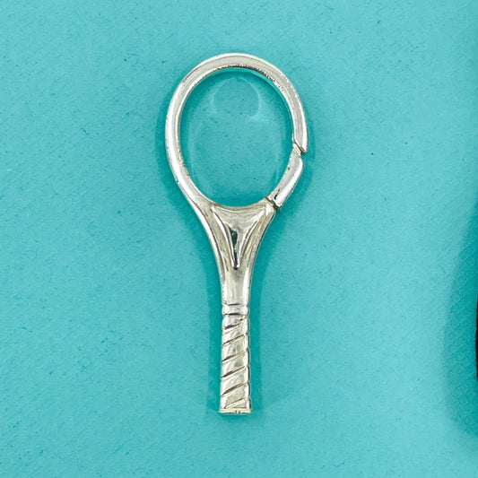 TIFFANY テニスラケット キーリング SV925