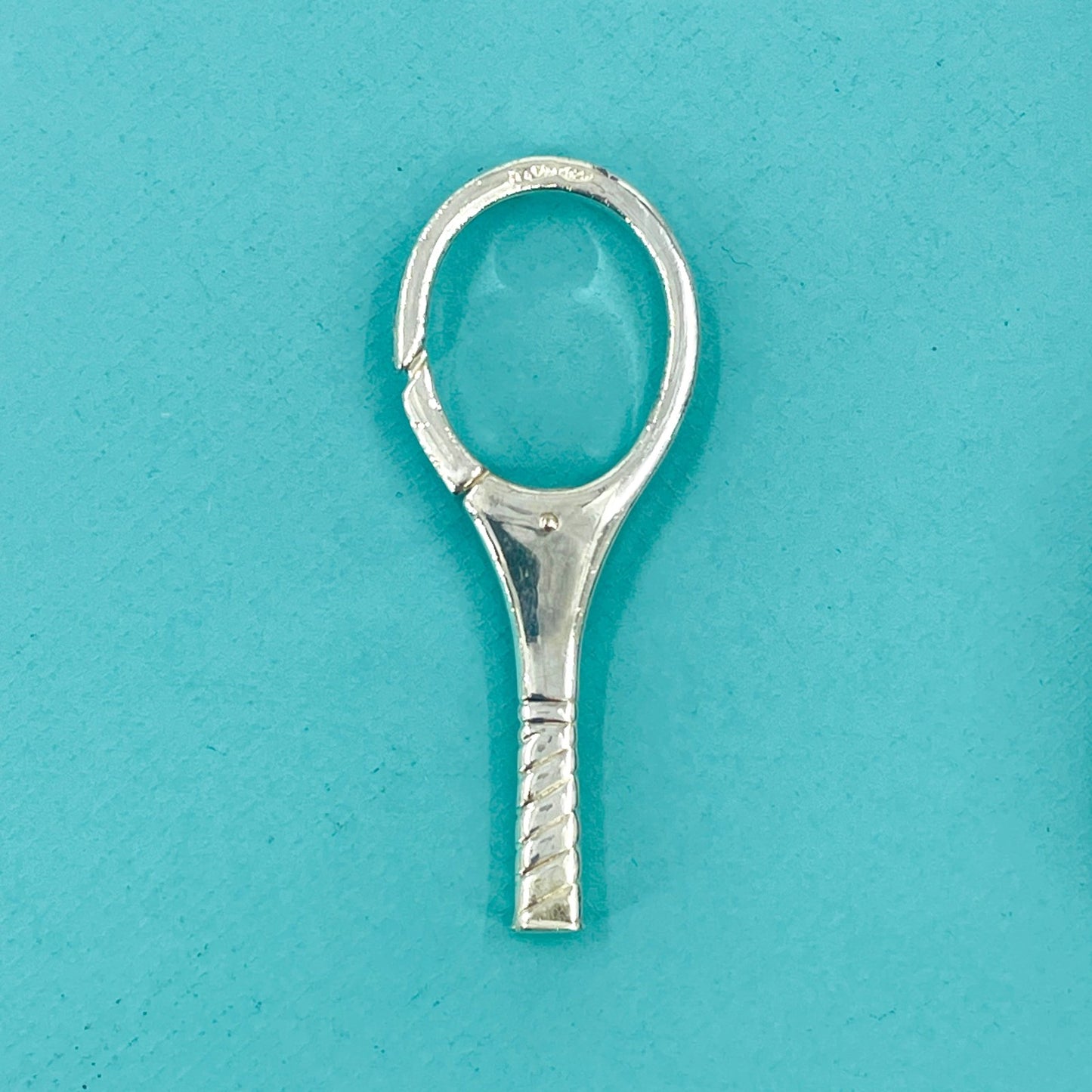 TIFFANY テニスラケット キーリング SV925