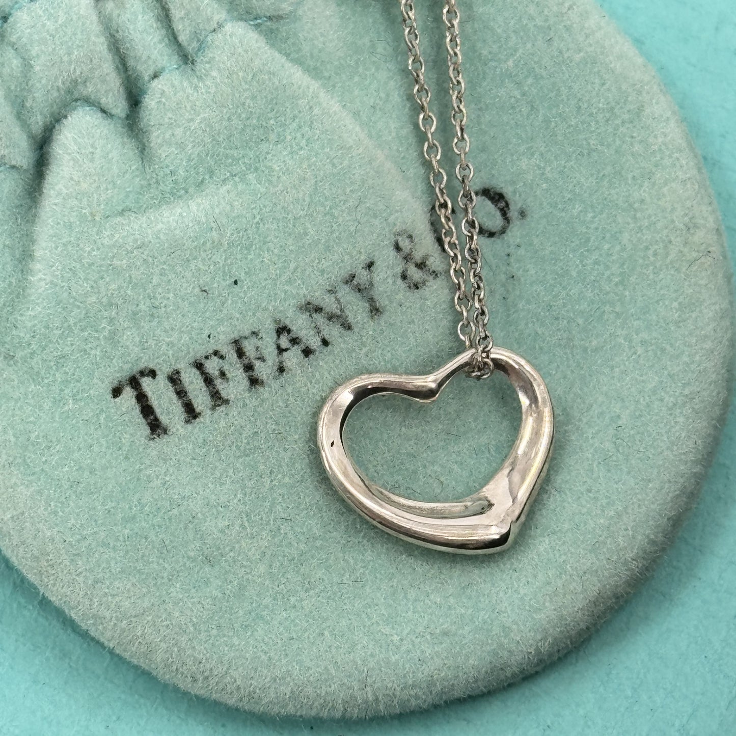 TIFFANY オープンハート ネックレス SV925