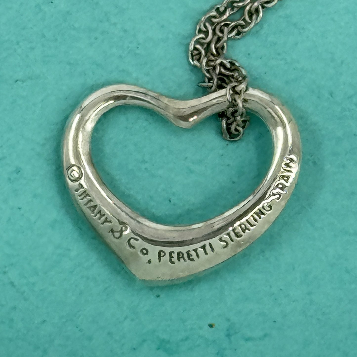 TIFFANY オープンハート ネックレス SV925