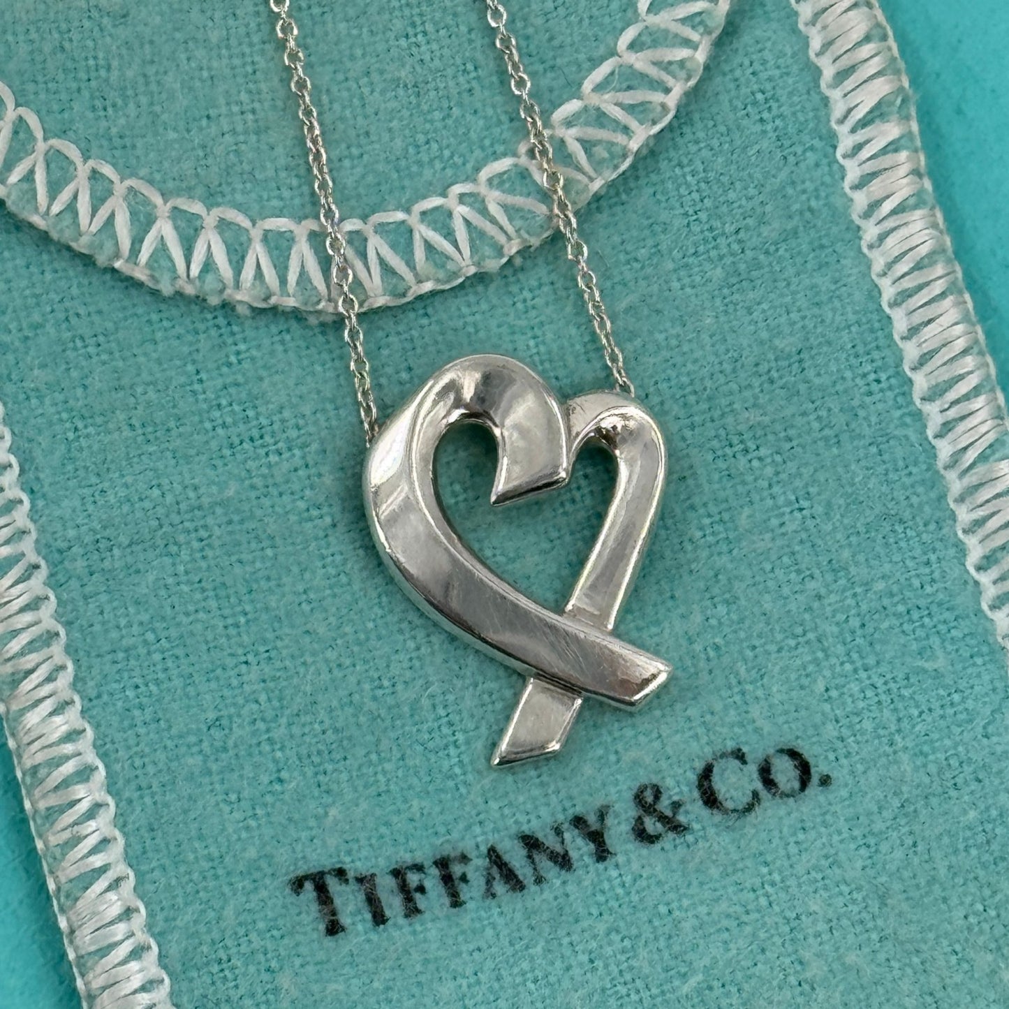 TIFFANY ネックレス パロマ ピカソ ラビングハート SV925
