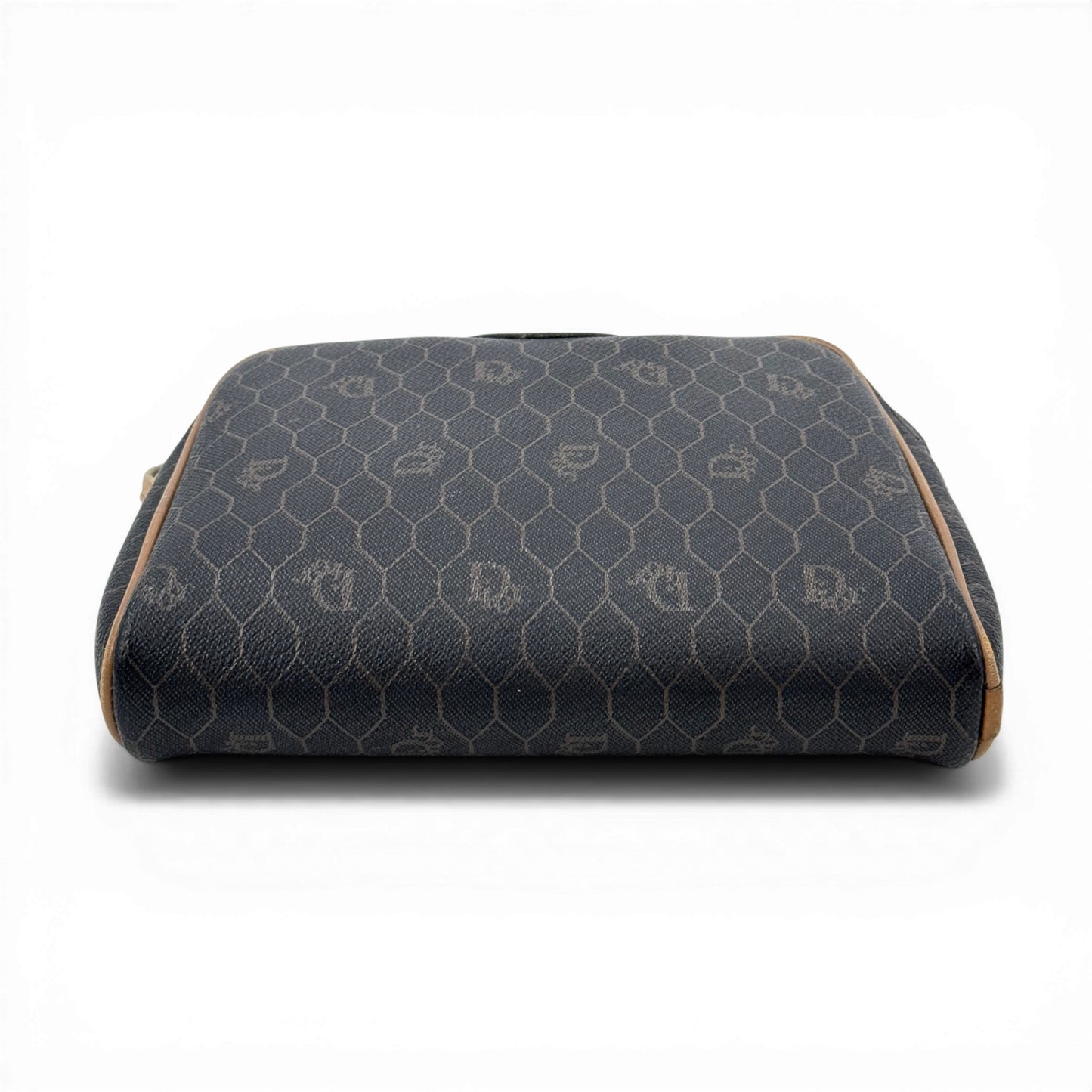 DIOR ハニカムPVCキャンバス ブラックショルダーバッグ