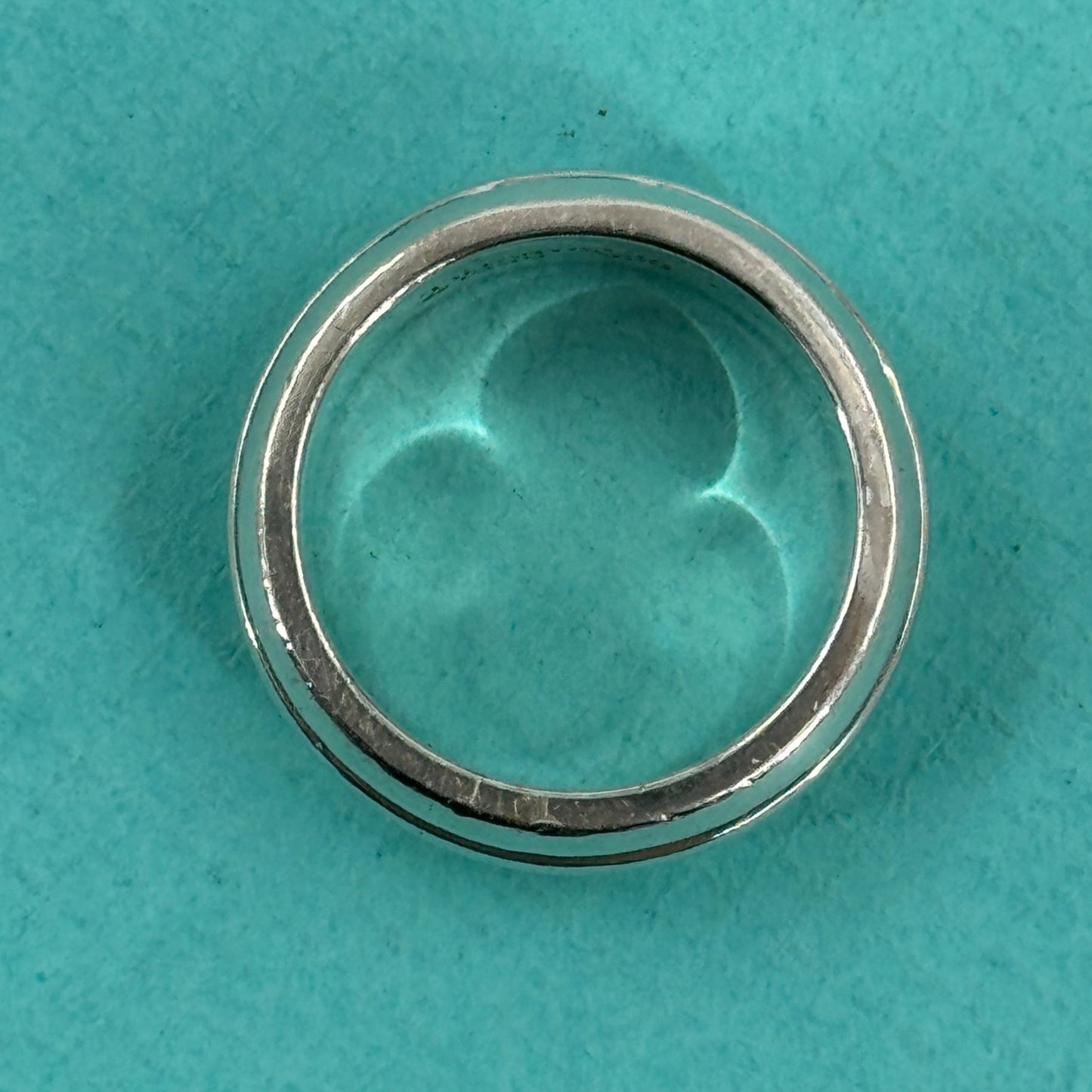 TIFFANY リング グルーブド ダブルライン SV925