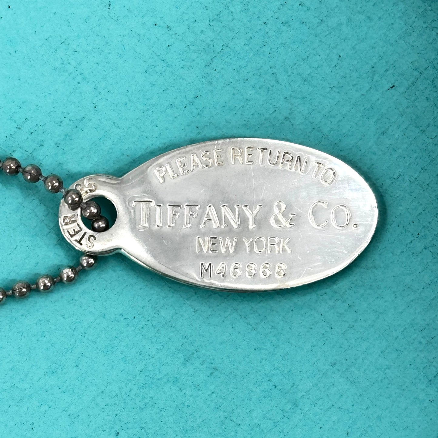TIFFANY ネックレス リターントゥ オーバルタグ SV925