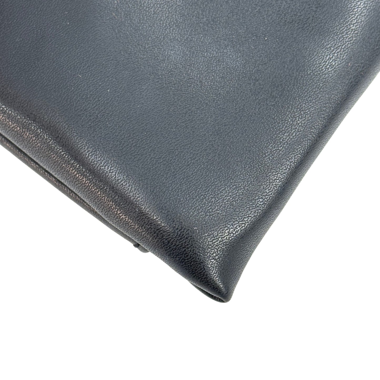 Maison Margiela ブラックレザー フォンポーチ ショルダー 4ステッチ