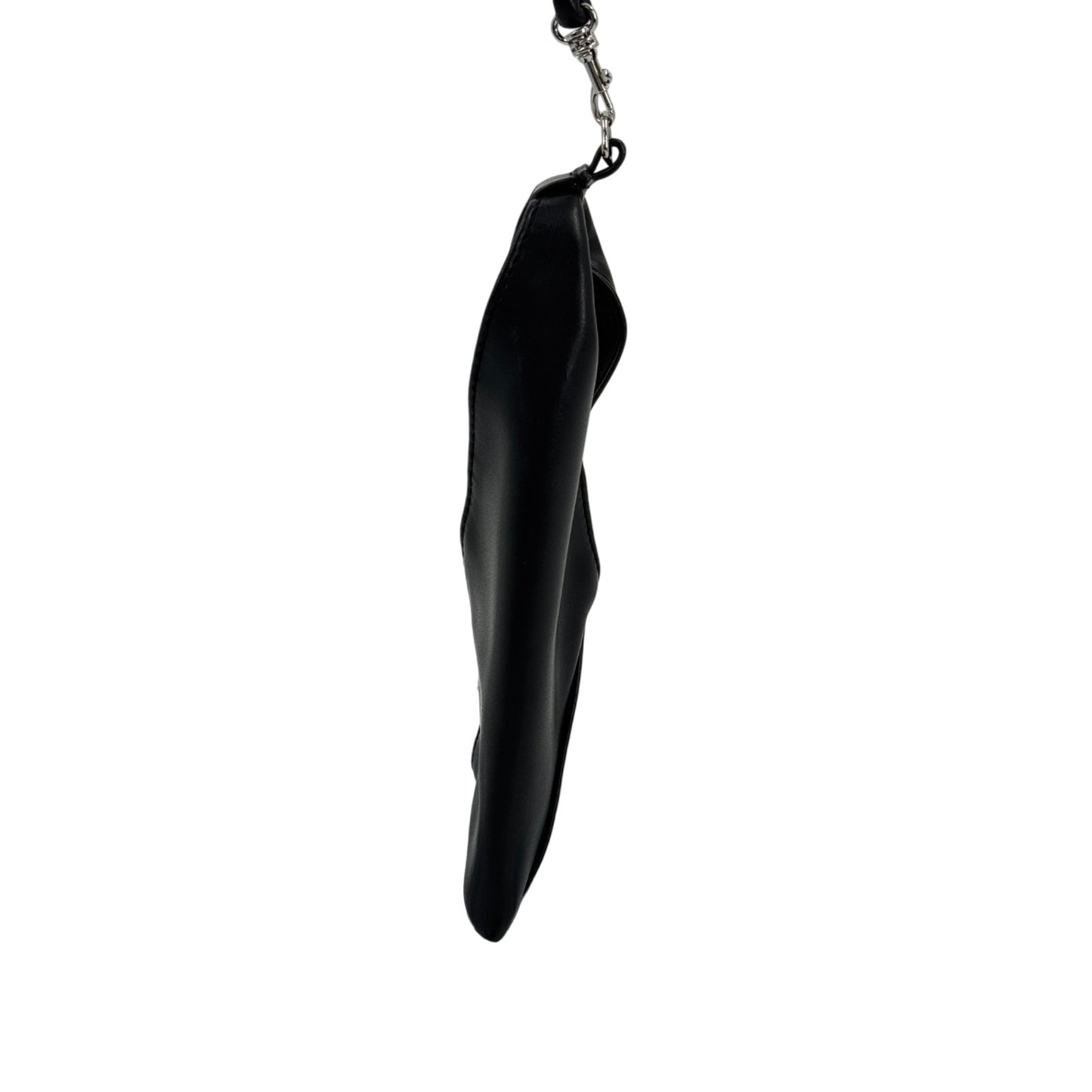 Maison Margiela ブラックレザー フォンポーチ ショルダー 4ステッチ