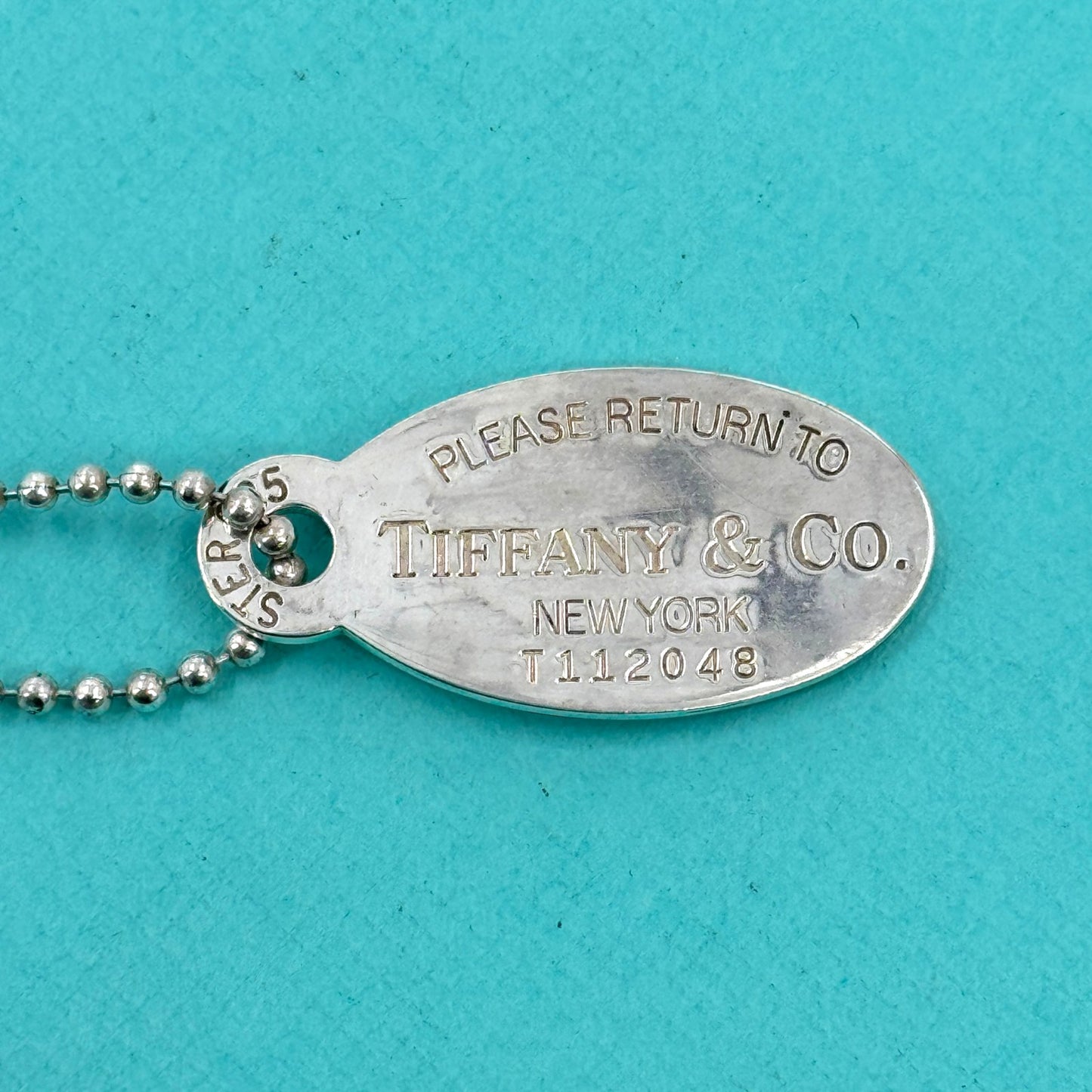 TIFFANY リターントゥ オーバルタグ ネックレス SV925