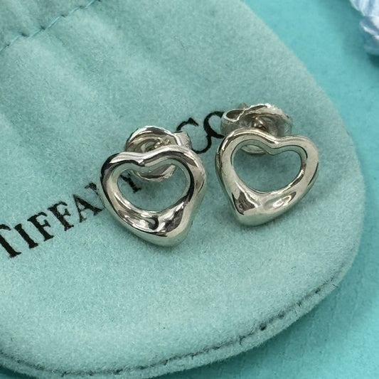 TIFFANY オープンハート ピアス SV925