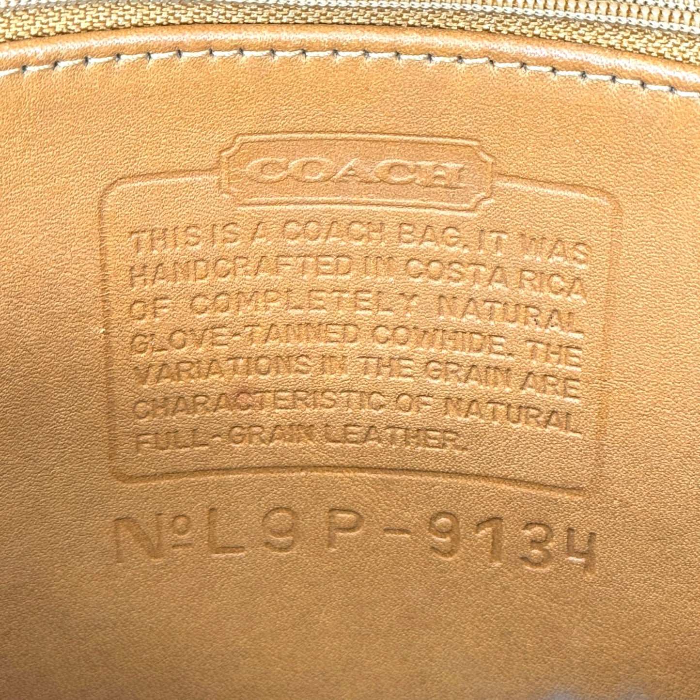 COACH オールドコーチ レザー ショルダーバッグ