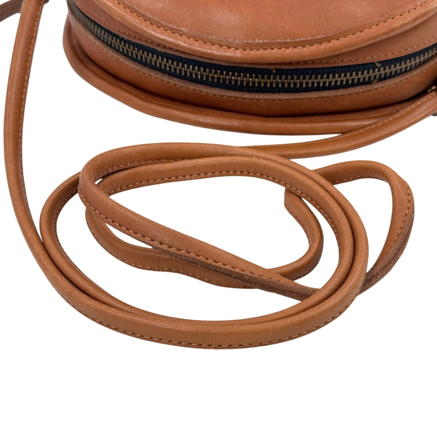 COACH ブラウン フルグレインレザー ショルダーバッグ オールドCOACH