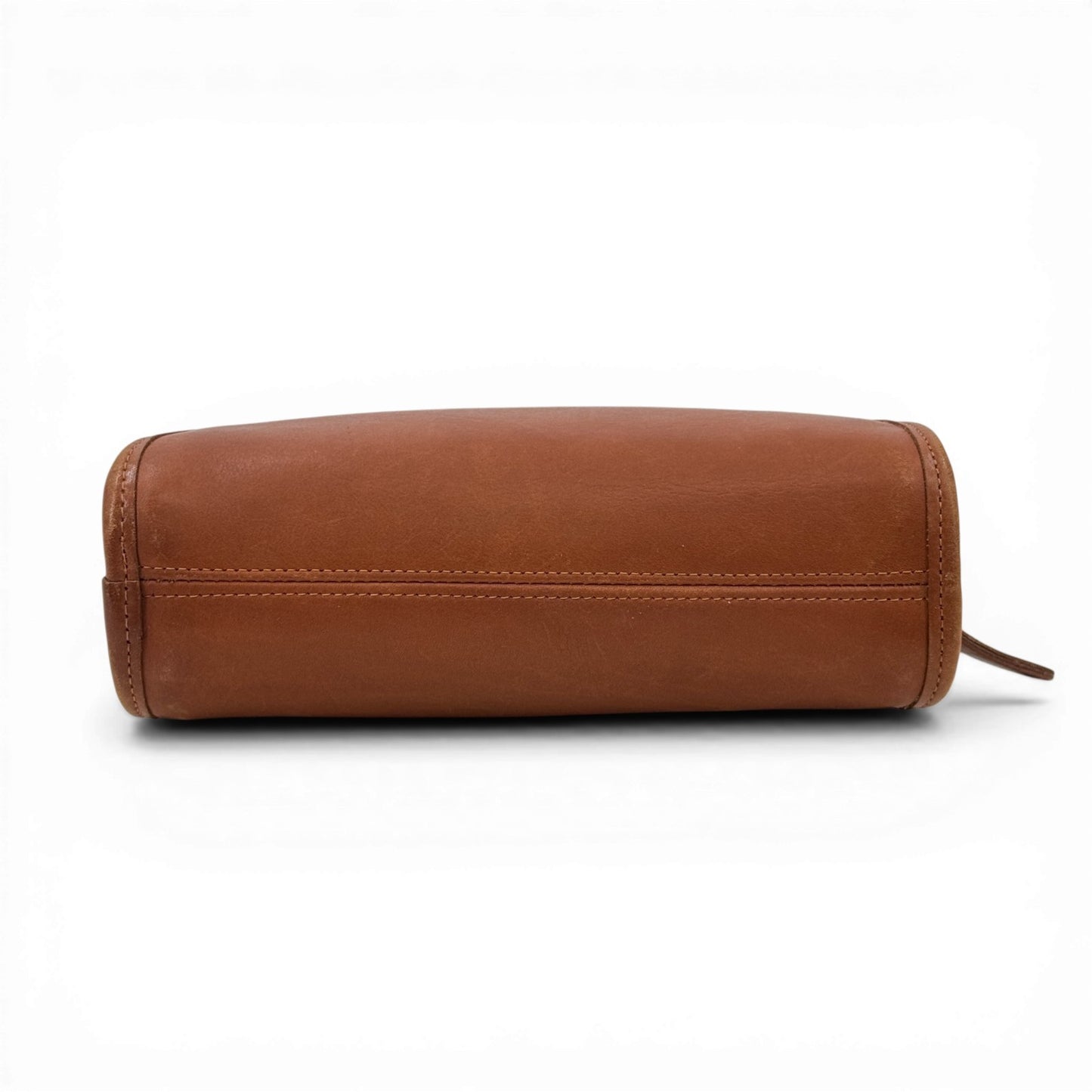 COACH ブラウン フルグレインレザー ショルダーバッグ オールドCOACH