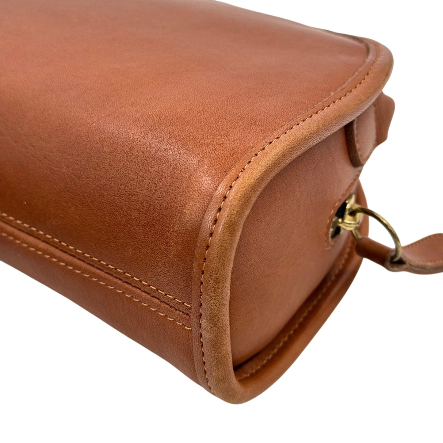 COACH ブラウン フルグレインレザー ショルダーバッグ オールドCOACH