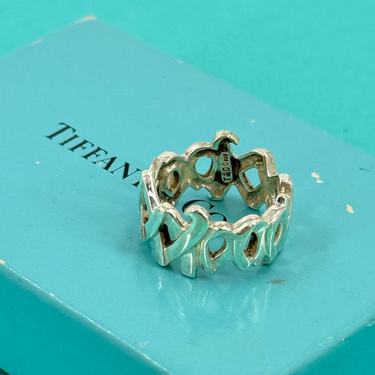 TIFFANY ラブキス リング SV925