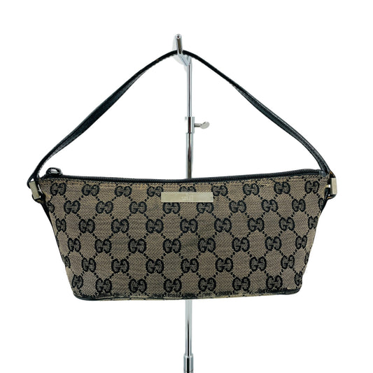 GUCCI GGブラウンキャンバス ハンドバッグ