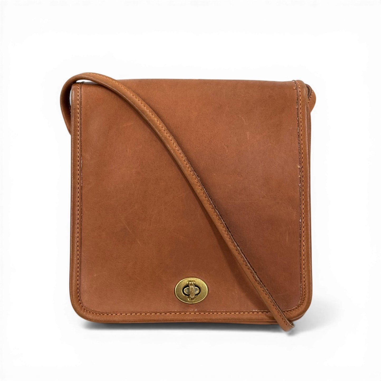 COACH オールドCOACH ハンドクラフト レザー ショルダーバッグ