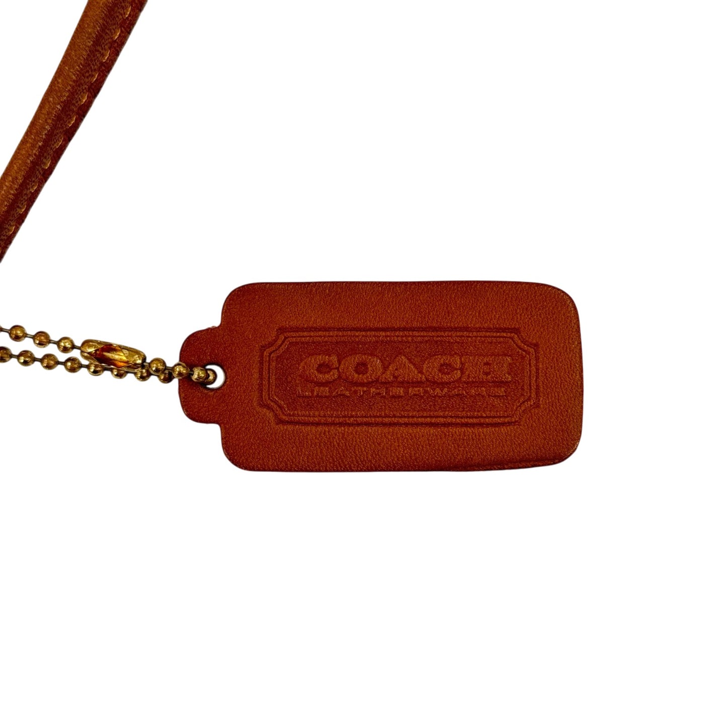 COACH オールドCOACH ハンドクラフト レザー ショルダーバッグ