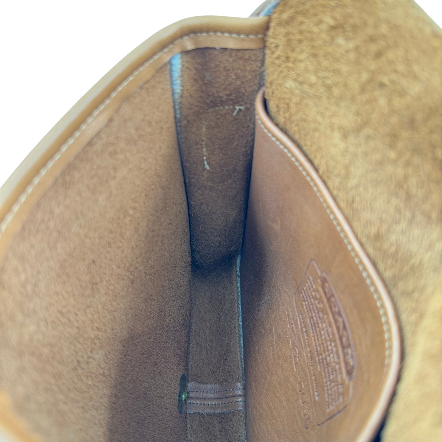 COACH オールドCOACH ハンドクラフト レザー ショルダーバッグ