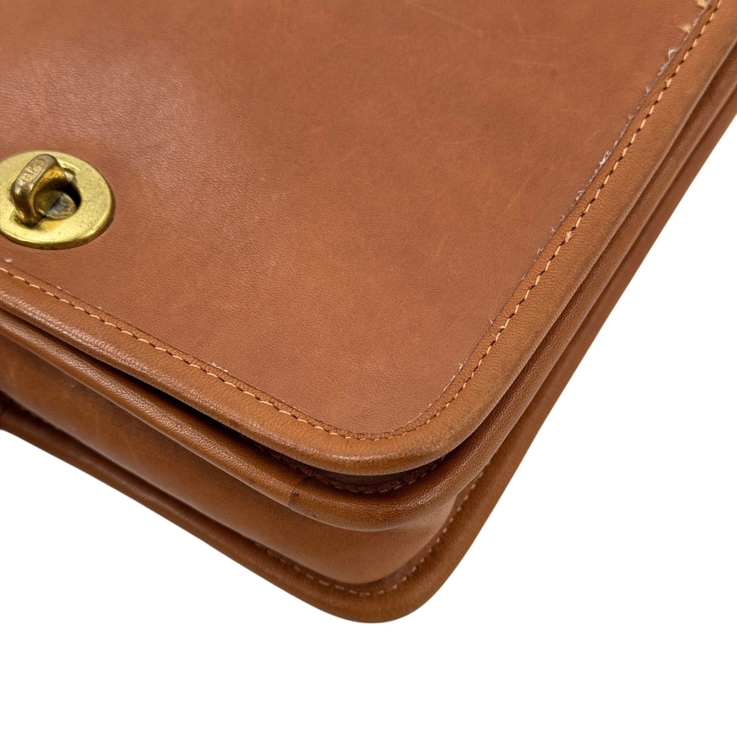 COACH オールドCOACH ハンドクラフト レザー ショルダーバッグ