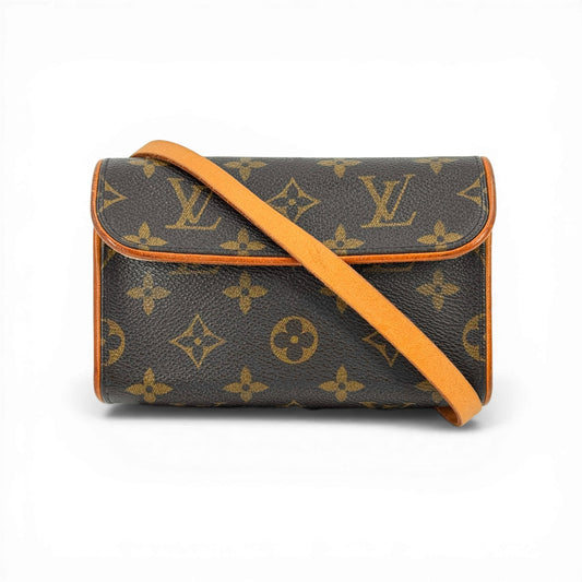 LOUIS VUITTON モノグラム ポシェット フロレンティーヌ M51855 ボディバッグ