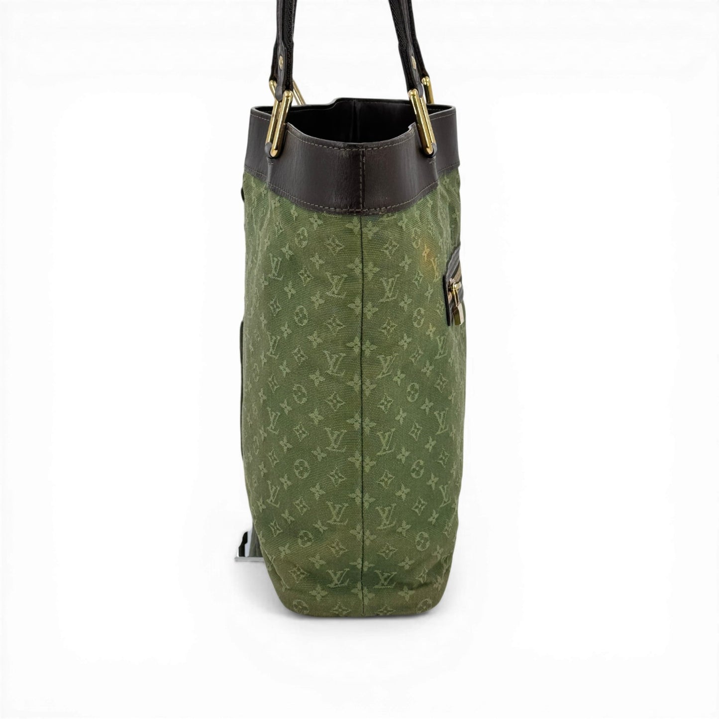 LOUIS VUITTON モノグラム ミニラン カーキ ルシールGM M92681 ハンドバッグ