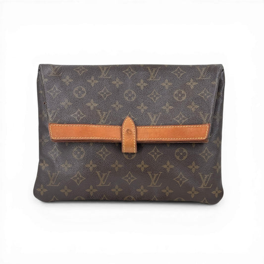 LOUIS VUITTON モノグラム ポシェット プリアン M51805 旧型 クラッチバッグ