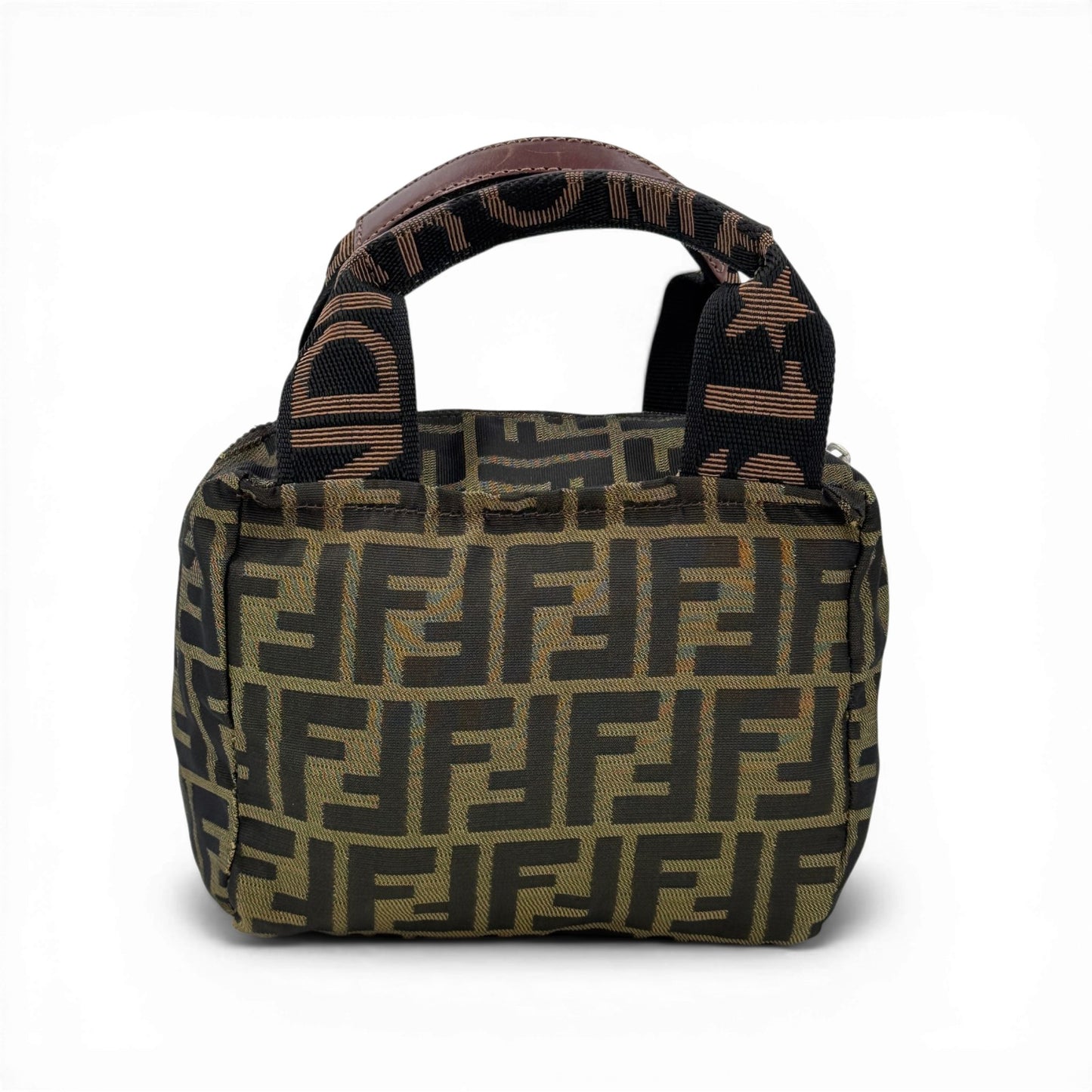FENDI ズッカ ナイロン ハンドバッグ